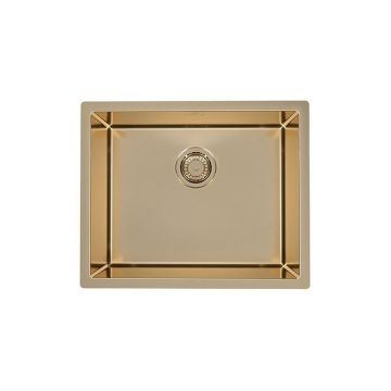 Chiuveta bucatarie bronz cuva mare, Monarch Quadrix 50