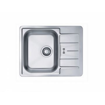 Chiuveta bucatarie inox cu picurator, Alveus Line 60