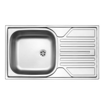 Chiuveta bucatarie inox cu picurator crom leinen Deante Legato