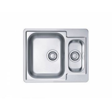 Chiuveta bucatarie inox doua cuve, Alveus Line 50