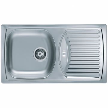 Chiuveta bucatarie inox satinat, Alveus Basic 150