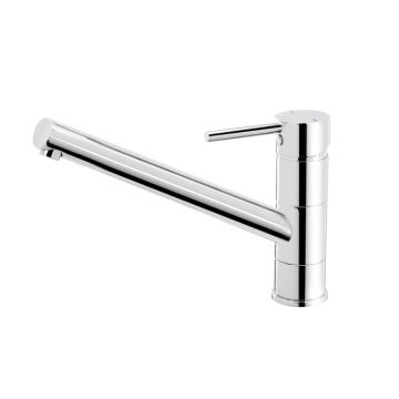 Baterie pentru bucatarie, cu spalator, crom, FDesign Flusso