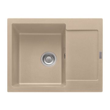 Chiuveta bucatarie compozit Franke Maris Avena 1 cuva cu picurator 62x50 cm reversibila finisaj bej mat