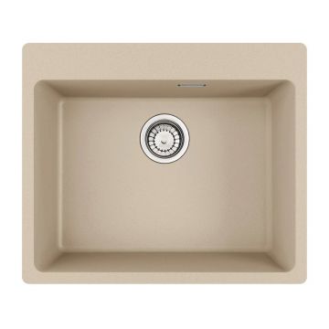 Chiuveta bucatarie compozit Franke Maris Avena 59x50 cm cu 1 cuva finisaj bej mat