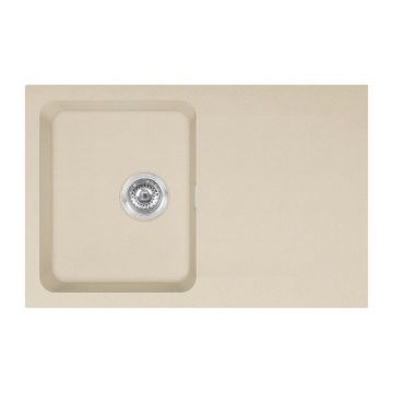 Chiuveta bucatarie compozit Franke Orion Avena 1 cuva cu picurator 78x50 cm tectonite finisaj bej mat