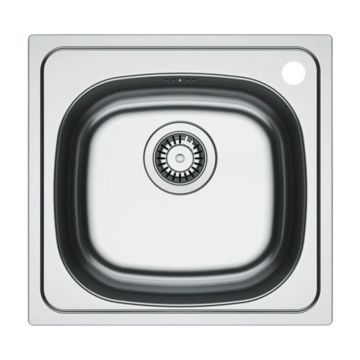 Chiuveta bucatarie inox Franke Spark 45.5x43.5 cm cu 1 cuva finisaj inox