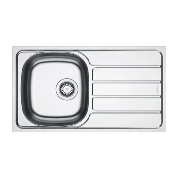 Chiuveta bucatarie inox Franke Spark 78x43.5 cm cu 1 cuva cu picurator dreapta finisaj texturat