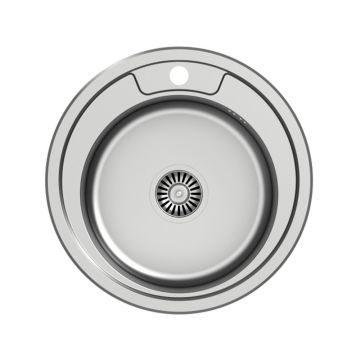 Chiuveta inox incastrata Quadron Pop Hugo 210 inox satinat 49 cm