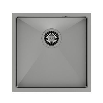 Chiuveta inox sub blat Quadron Unique Anthony 50 inox periat 44x44 cm