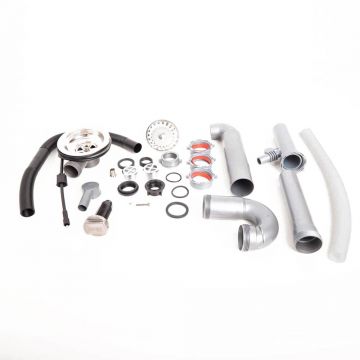 Kit sistem scurgere Franke finisaj inox lucios pentru chiuvete cu 1 cuva