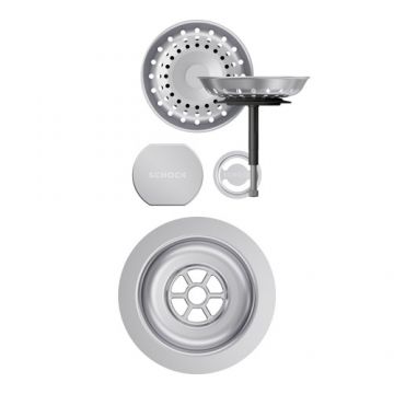Parti vizibile Schock pt chiuveta cu kit de scurgere automat MONN100S-N100 - Culoare inox periat