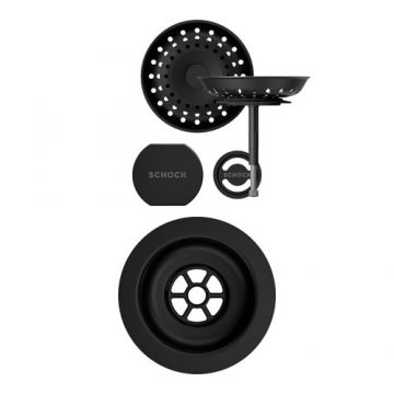 Parti vizibile Schock pt chiuveta cu kit de scurgere automat MONN100S-N100 - Culoare puro