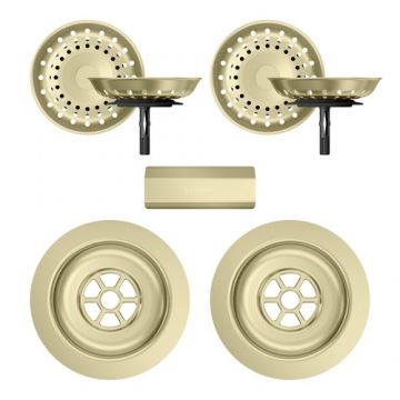 Parti vizibile Schock pt chiuveta cu kit de scurgere manual MOND150 - Culoare white gold