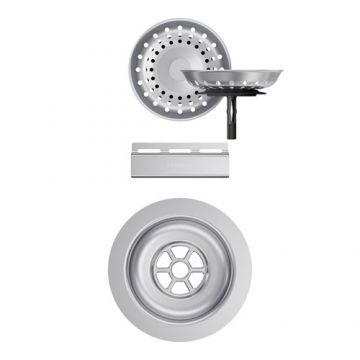 Parti vizibile Schock pt chiuveta cu kit de scurgere manual SIGD100 WATD100 - Culoare inox periat