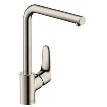 Baterie bucatarie Hansgrohe M411-H280 ComfortZone 280 finisaj Inox