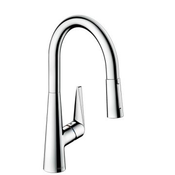 Baterie bucatarie Hansgrohe M5116-H200 ComfortZone 200 dus extractibil cu doua tipuri de jet crom