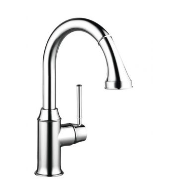 Baterie bucatarie Hansgrohe M5316-H210 ComfortZone 210 dus extractibil cu doua tipuri de jet crom