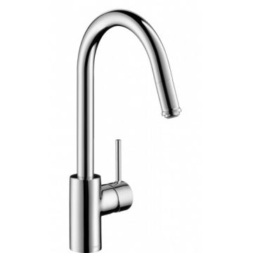 Baterie bucatarie Hansgrohe Variarc dus extractibil crom