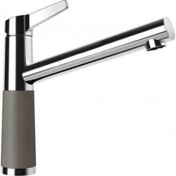 Baterie bucatarie Schock SC-510 Cristadur Silverstone, aspect granit, cartus ceramic, gri inchis Baterie bucatarie Schock SC-510 Cristadur Silverstone, aspect granit, cartus ceramic, gri inchis