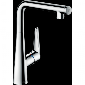 Baterie chiuveta bucatarie crom, monocomanda Hansgrohe Talis Select M51 72820000