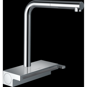 Baterie chiuveta bucatarie cu dus extractibil crom Hansgrohe Aquno Select M81 73830000 Baterie chiuveta bucatarie cu dus extractibil crom Hansgrohe Aquno Select M81 73830000