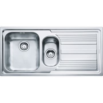 Chiuveta bucatarie Franke Logica Line LLX 651 slim picurator dreapta 1000x500mm inox satinat