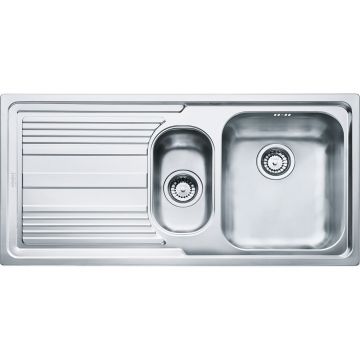 Chiuveta bucatarie Franke Logica Line LLX 651 slim picurator stanga 1000x500mm inox satinat
