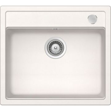 Chiuveta bucatarie Schock Mono N-100 Cristadur Polaris cu sifon automat, granit, montare pe blat 57 x 51 cm