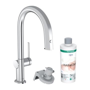 Baterie bucatarie cu filtru de apa Hansgrohe Aqittura M91 FilterSystem 210 crom