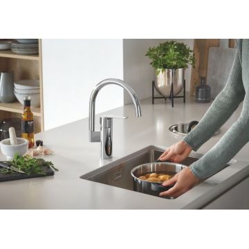 Baterie bucatarie Grohe Start, pipa pivotanta inalta, tip C crom-30469000