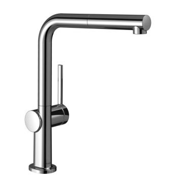 Baterie bucatarie Hansgrohe Talis M54 270 crom dus extractibil si sBox