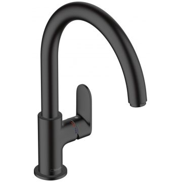 Baterie bucatarie Hansgrohe Vernis Blend M35 210 negru mat