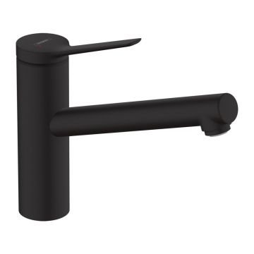 Baterie bucatarie Hansgrohe Zesis M33 monocomanda negru mat