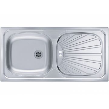 Chiuveta bucatarie inox cu picurator Alveus Basic 80