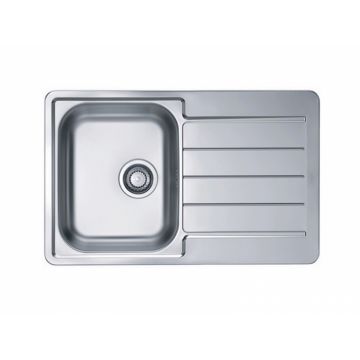 Chiuveta bucatarie inox cu picurator Alveus Line 80