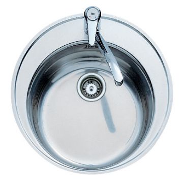 Chiuveta bucatarie Teka Centroval 45 rotunda cu 1 cuva d 510mm inox microtexturat