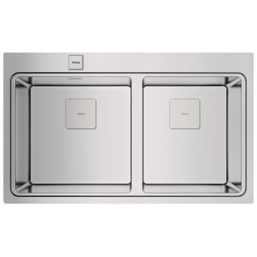 Chiuveta bucatarie Teka Premium Zenit RS15 2B 86 cu 2 cuve 860x520cm inox