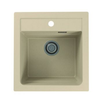 Chiuveta compozit Alveus Atrox 20 crem Terra 47x50 cm Chiuveta compozit Alveus Atrox 20 crem Terra 47x50 cm