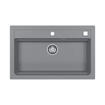 Chiuveta compozit Alveus Atrox 40 gri 79x50 cm