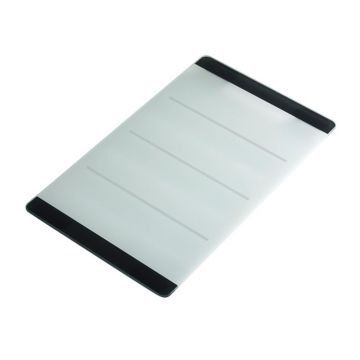Tocator sticla securizata Alveus Line alb - negru