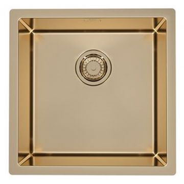 Chiuveta bucatarie Alveus Monarch Quadrix 30 F S 450x450mm inox bronz