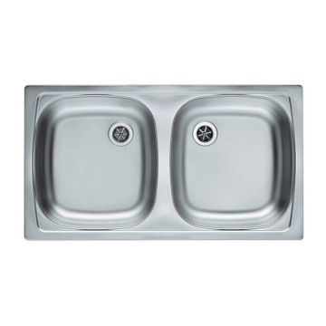 Chiuveta inox Alveus Basic 160 Leinen 78x44 cm