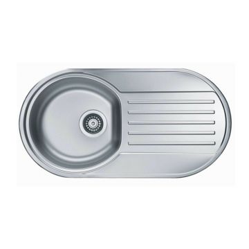 Chiuveta inox Alveus Form 40 Leinen 84x44 cm stanga