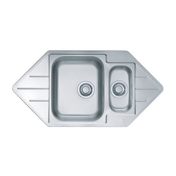 Chiuveta inox Alveus Line 40 Leinen 99x50 cm