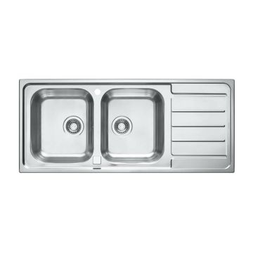 Chiuveta inox Alveus Line Maxim 100 Satin 116x50 cm