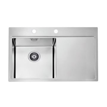 Chiuveta inox Alveus Pure 40 stanga 79x53 cm