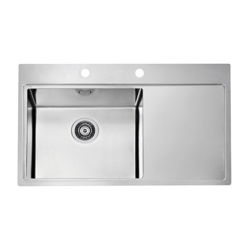 Chiuveta inox Alveus Pure 50 stanga 86x53 cm