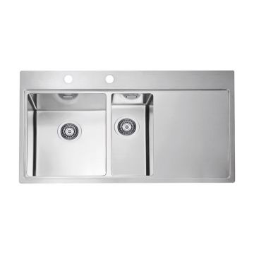 Chiuveta inox Alveus Pure 60 stanga 98x53 cm