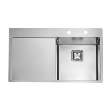 Chiuveta inox Alveus Stylux 50 Satin 86x51 cm dreapta