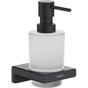 Dispenser sapun lichid Hansgrohe AddStoris, 200 ml, negru mat - 41745670
